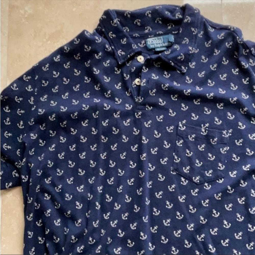 Nautical Polo Blue Shirt